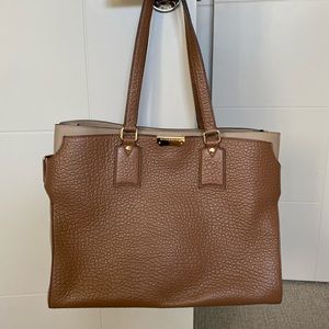 NWT SALE Authentic Burberry Large Leather Handbag